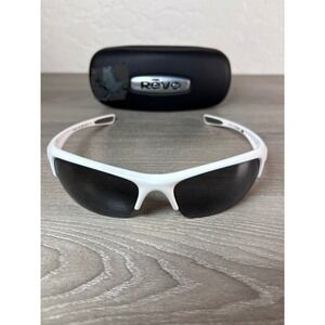 Revo Chasm RE4046-06 Polarized Sunglasses White Wrap Sport‎ Mens Made in USA